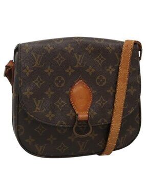 Authentic LOUIS VUITTON Monogram Saint Cloud GM Shoulder Bag M51242 LV